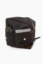 Brown leather vintage backpack