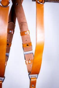 Garioch leather strap light brown