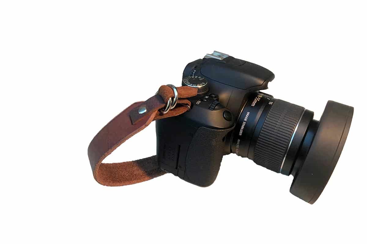 FASCETTA da polso per Nikon d700 Canon EOS 770d Cinghia Polso Cinghia Fotocamera 