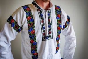 Hand Embroidered Beaded Men Shirt
