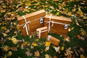 Wood USB Box Cotton