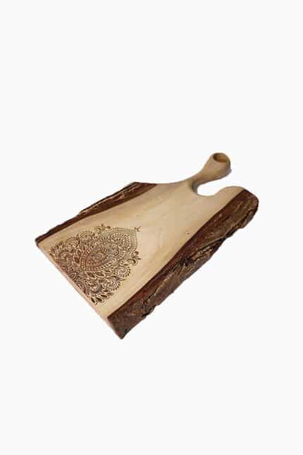 solid oak and walnut wood wood cutting board