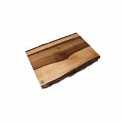 walnut wood wood cutting board with bark