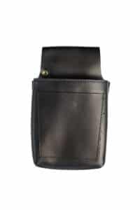 LEATHER BARBER POUCH BLACK