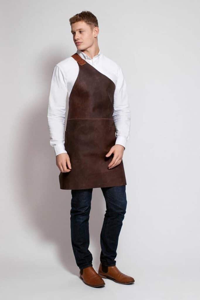One Strap Leather Apron