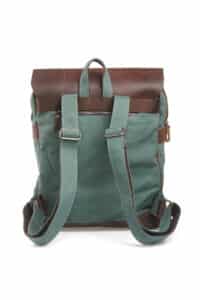 Burgos Natural leather and textile backpack