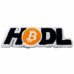 bitcoin hodl tufed rug handmade