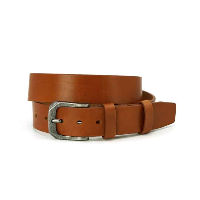 leather belt custom buckle