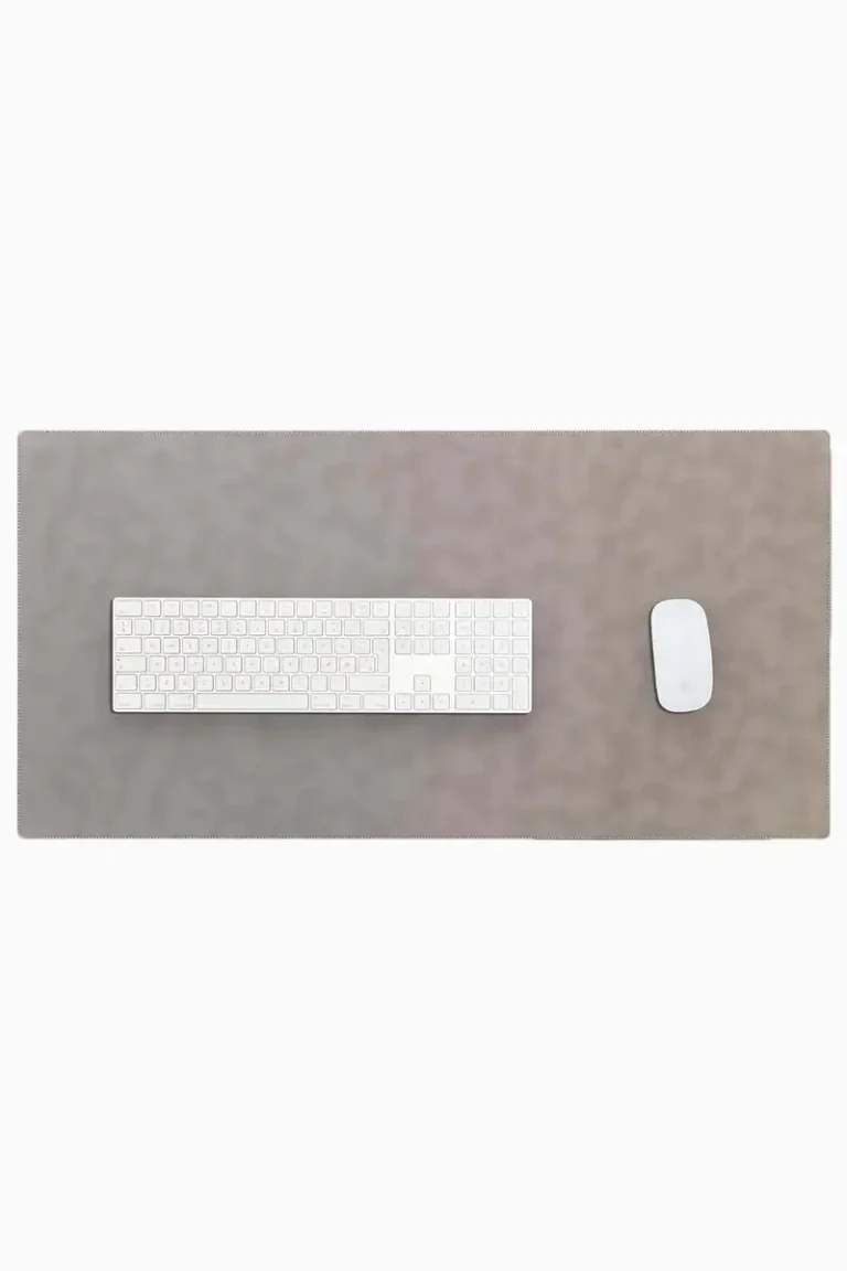 leather desk mat for keyboard and mouse black
