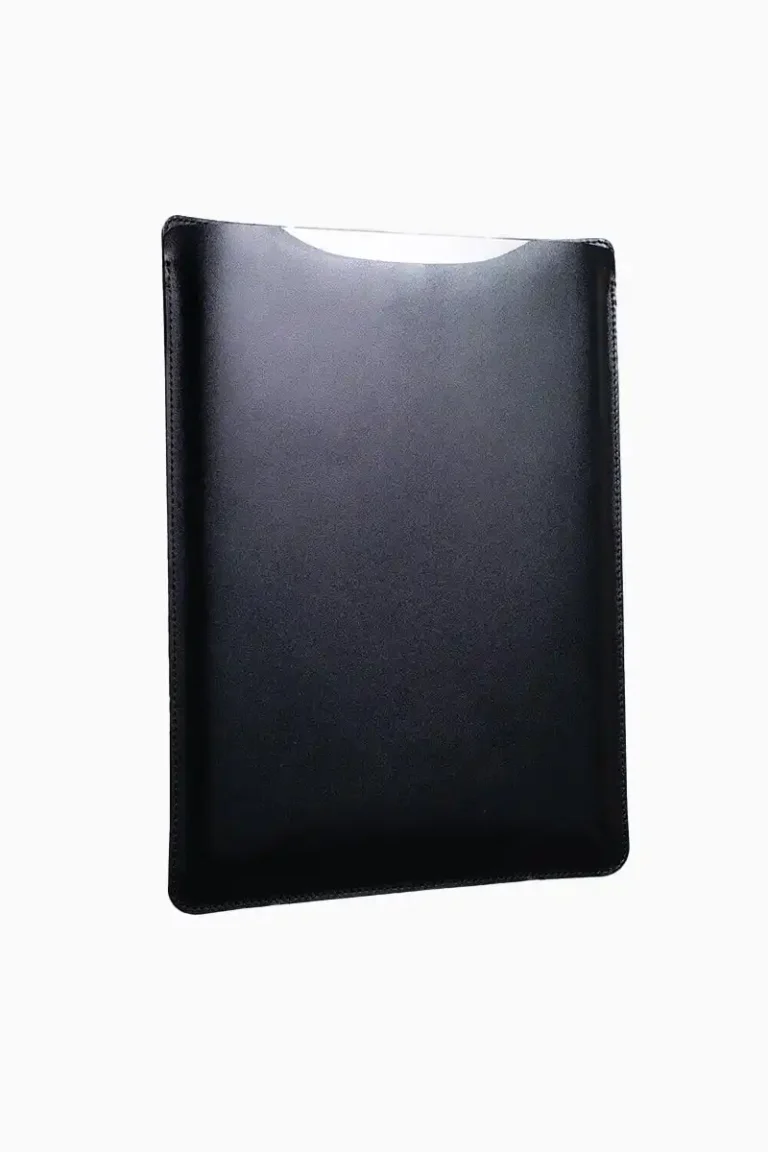 leather sleeve for macbook pro black