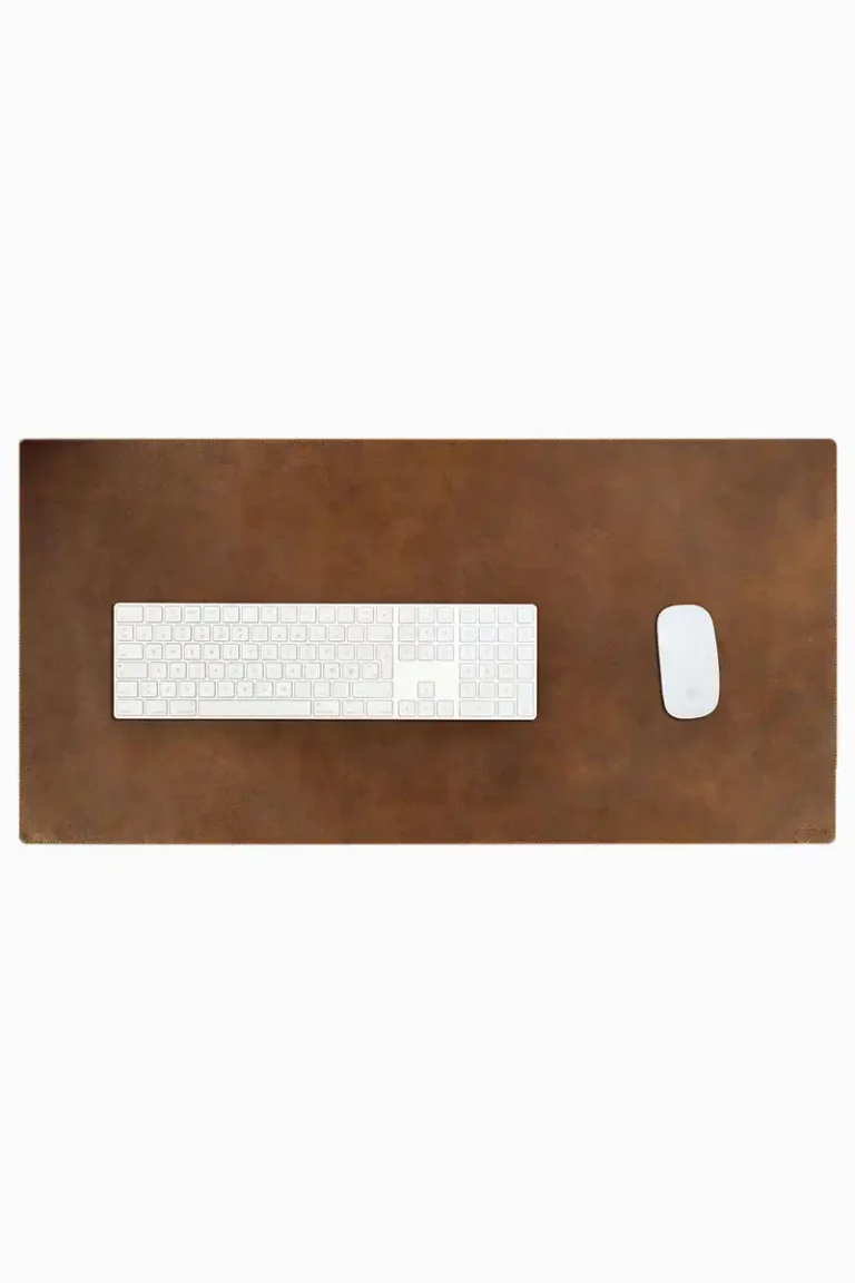 leather desk mat for keyboard and mouse