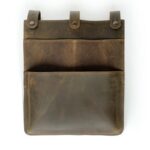 leather hanging organizer chair arm storage caddy