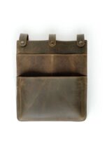 leather hanging organizer chair arm storage caddy
