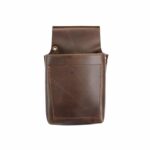 Leather Barber Pouch Dark Brown Product 1