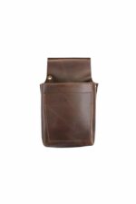 Leather Barber Pouch Dark Brown Product 1