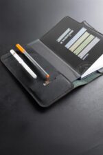 Brown leather journal notebook notepad gift idea