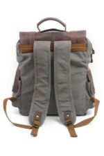 Lugano 2 Blue Natural leather and textile backpack - Image 5