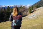 Osaka Khaki Natural leather and waxed textile backpack - Image 8