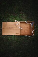 Wood Album Box Medium - handcrafted wooden album packaging