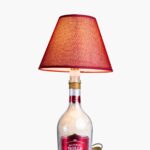 Handcrafted Bolle bottle lamp – upcycled Bolle water bottle with Edison bulb
