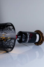 Handcrafted Brockmans bottle lamp – side view