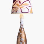 Handcrafted Poretti bottle lamp – upcycled Poretti beer bottle with Edison bulb