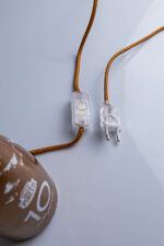 Handcrafted Poretti bottle lamp – side view