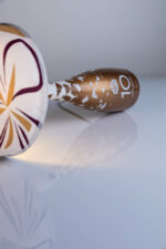 Handcrafted Poretti bottle lamp – close-up detail