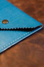 red leather purse envelope