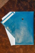 white leather purse envelope