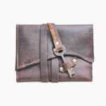 Classic leather tobacco pouch handmade genuine leather GenuineStrap