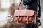 Brown messenger DSLR bag Tuscans - Image 7
