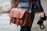Brown messenger DSLR bag Tuscans - Image 8