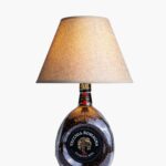 Handcrafted Vecchia Romagna bottle lamp – upcycled brandy bottle with Edison bulb