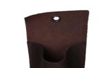 leather wall pocket 2 slots hanging bedside organizer