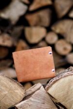brown vintage leather wallet classic