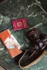 brown dark leather wallet classic
