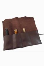 leather watch case 4 slots travel organizer gift for him