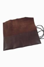 leather watch case 5 slots brown vintage luxury gift