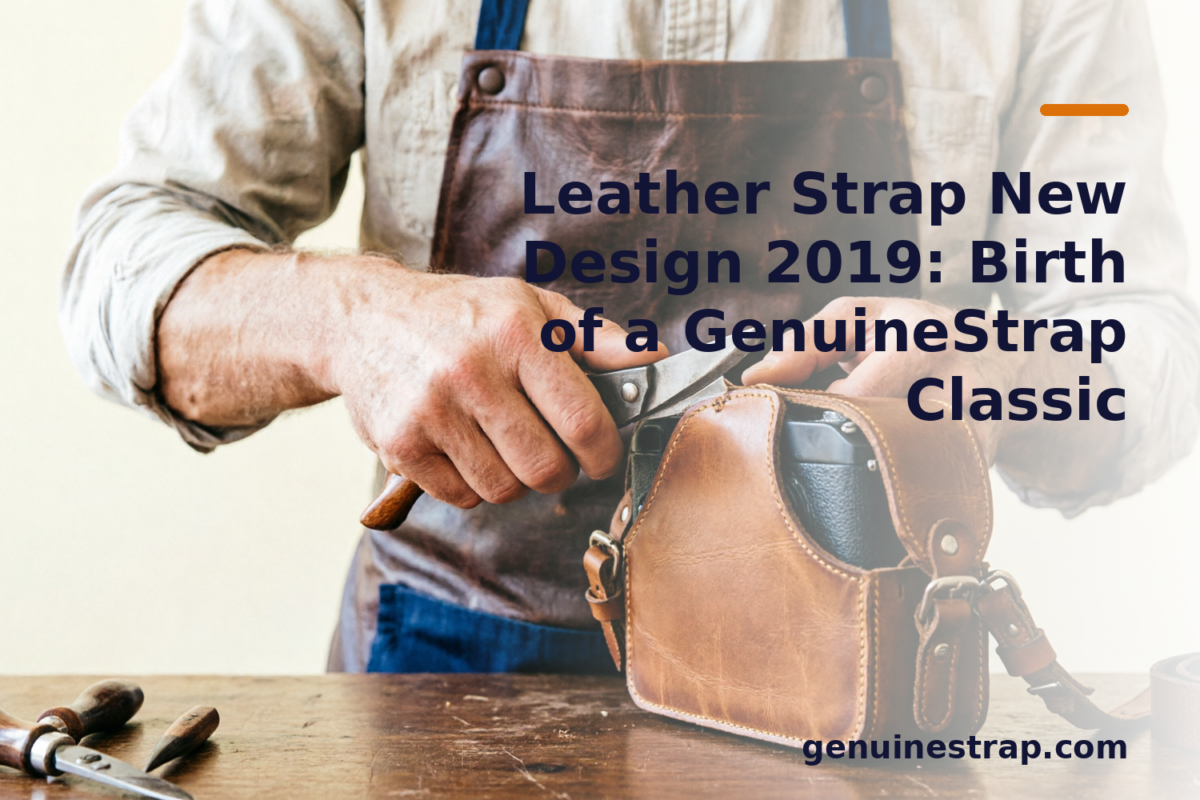 GenuineStrap New Design leather strap for photographers