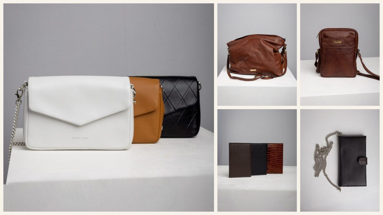 New GenuineStrap leather collection 2026: chain crossbody bags, slouch shoulder bag, reporter bag and leather wallets