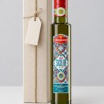 Gourmet favour, IGP Sicily extra virgin olive oil 250 ml with gift box and printed card