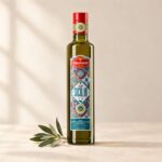 Bottle of IGP Sicily extra virgin olive oil 500 ml Primoamore, cold extracted