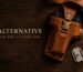 Leather camera belt holster with quick release hardware and a leather belt
